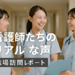 看護師たちのリアルな声と職場訪問を伝える京都の予防医療現場レポート用イメージ